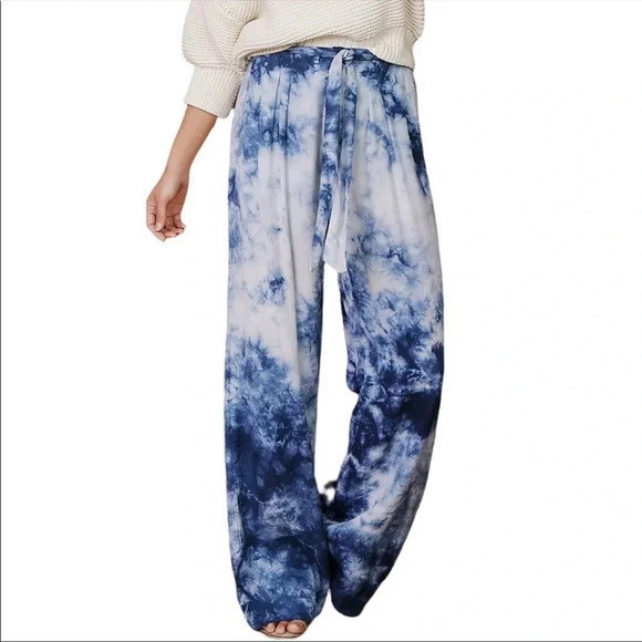 NWT Anthropologie Cloth & Stone Venice Wide-Leg Pants Size X-Small - Picture 1 of 8